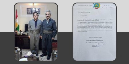 Rêzdar Mustafa Hicrî, peyameke spasîyê ji Rêzdar Mustafa Ozçelîk ra şand